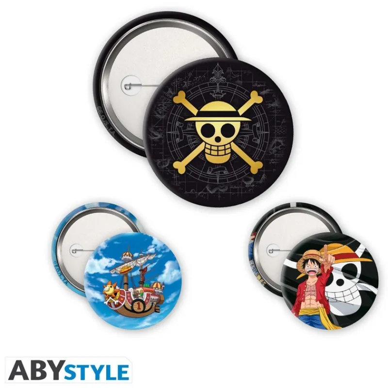 Clearance Pack de Chapas ONE PIECE - Calavera y Luffy Cosas De Luffy One Piece