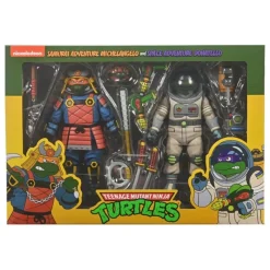 Neca Las Tortugas Ninja^Pack de Figuras Tortugas Ninja Space Adventure & Samurai Turtles