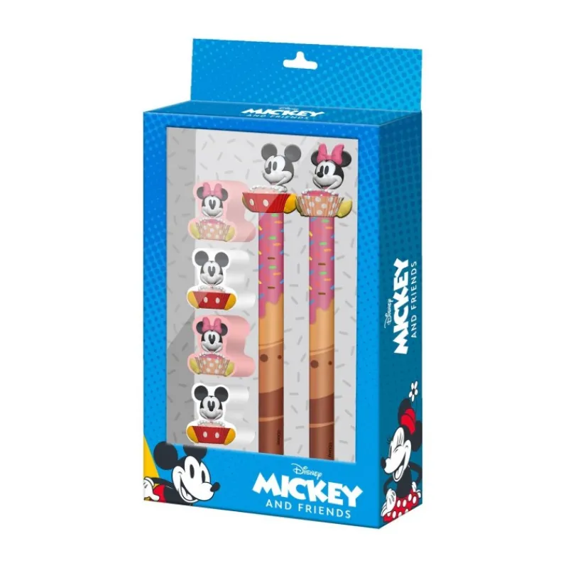 Discount Pack de Papelería Disney Mickey y Minnie con Bolígrafo Borrable Disney Para Niñas|Para El Cole