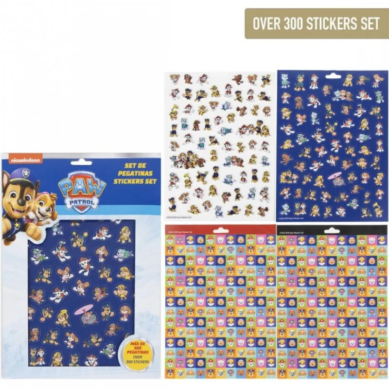 Cerdá Kids Para El Cole^Pack de Pegatinas Paw Patrol - Más de 300 Artículos de Papelería