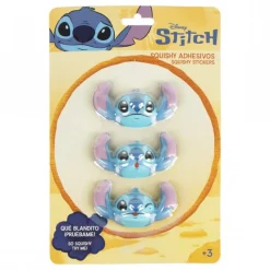 Cerdá Kids Para El Cole|Stitch Kids^Pack de Pegatinas Squishy de Stitch en Silicona