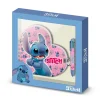 KaracterMania Disney Para Niñas|Tiempo Libre Kids^Pack Diario Corazón Disney Lilo y Stitch + Bolígrafo 6 Colores