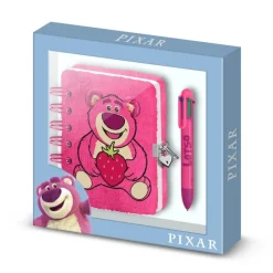 New Pack Diario y Bolígrafo Lotso Cariñoso Disney con Peluche Disney Para Niñas|Para El Cole