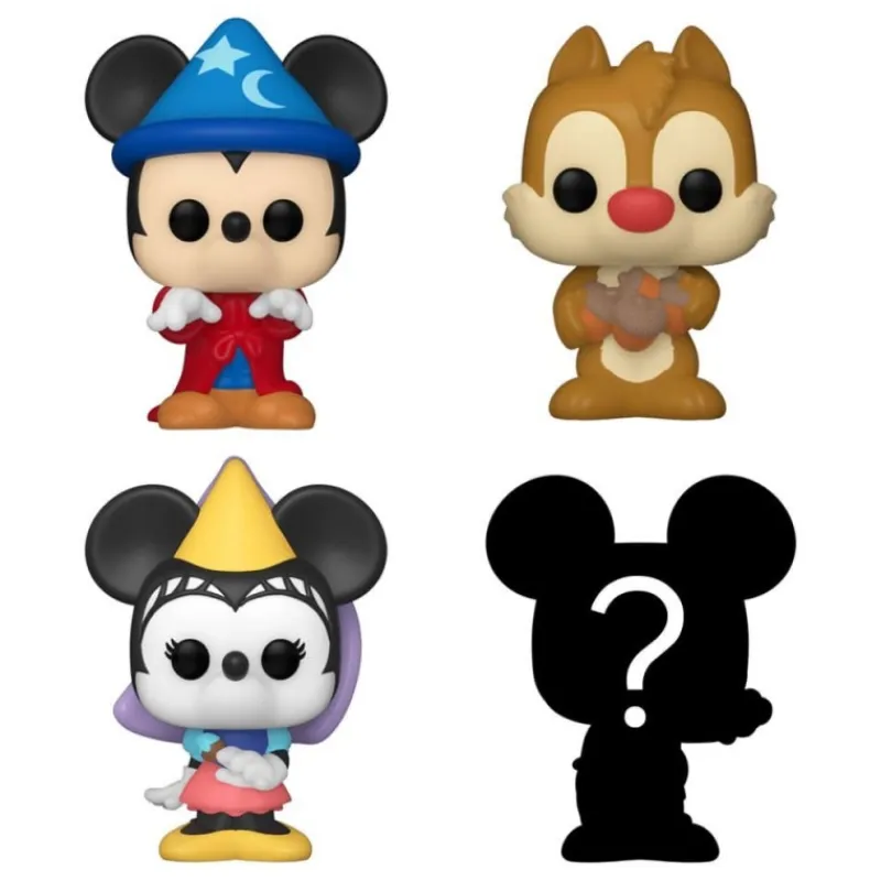 Online Pack Disney 4 Figuras Bitty POP! Vinyl Mickey Hechicero 2,5 cm Películas Y Personajes De Disney ·Mickey & Minnie|Funko Pop Disney