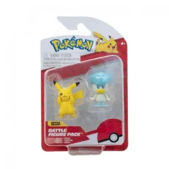 Jazwares Pikachu|Más Regalos De Pokemon^Pack Doble Figuras Pikachu y Pokémon Inicial Gen IX