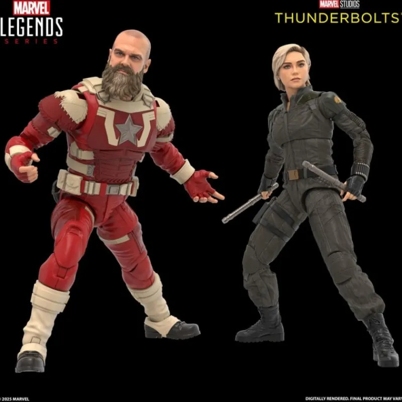 Hasbro Superhéroes Marvel|Coleccionismo Marvel^Pack Figuras Marvel Legends Yelena Belova & Red Guardian 15 cm