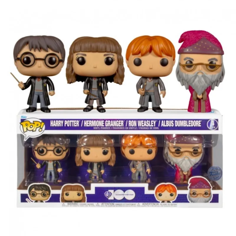 Best Pack Pop Harry Potter: Harry, Hermione, Ron y Dumbledore Funko Pop Harry Potter