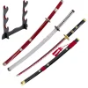 Frikileria Katanas One Piece|Katanas Decorativas^Pack katanas Zoro versión manga + soporte GRATIS