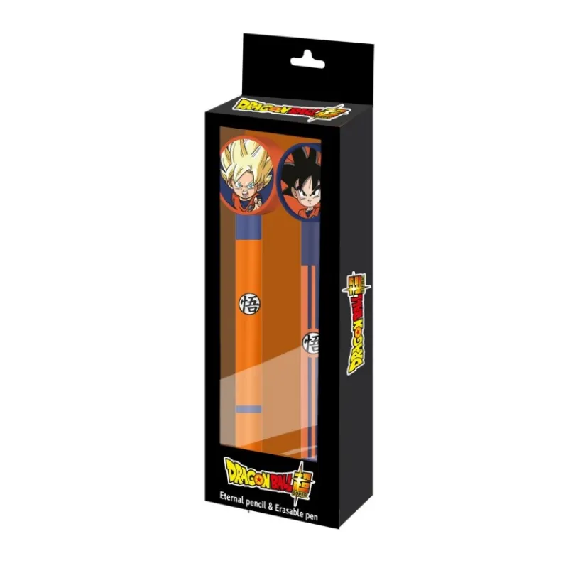 Discount Pack Lápiz y Bolígrafo Dragon Ball Ultra Instinct Figuras Dragon Ball