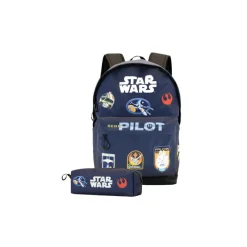 Frikileria Regalos Star Wars Por Personaje |Complementos Star Wars^Pack mochila + estuche piloto Star Wars