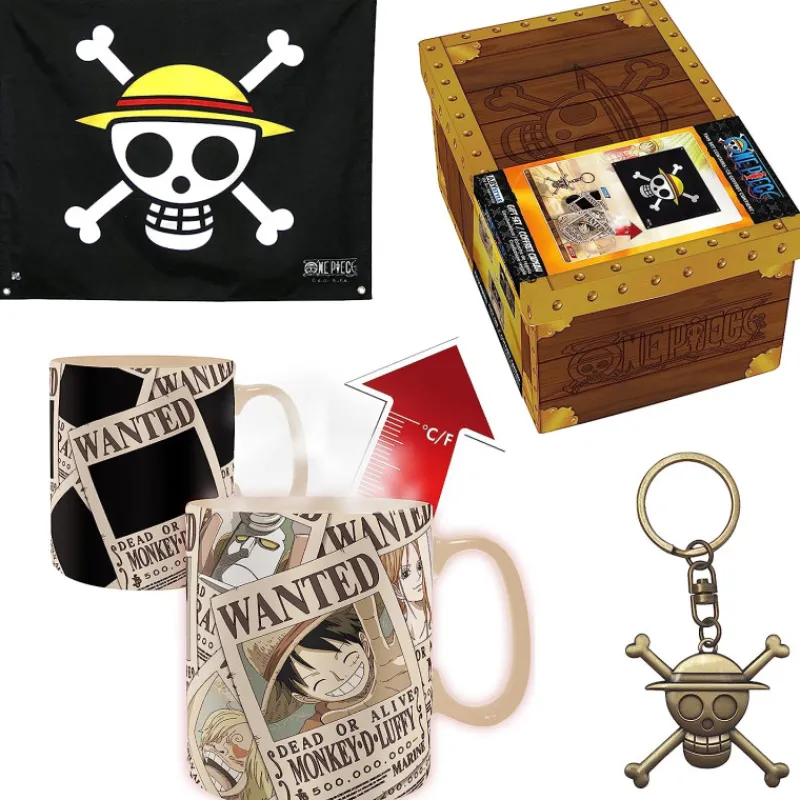 Online Pack regalo taza llavero y bandera One Piece Hogar One Piece