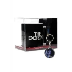 Discount Pack Taza + Llavero Metálico El Exorcista Más Regalos De Cine De Terror |Coleccionismo De Miedo Y Terror