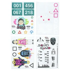 Outlet Pack vinilos para gadgets El Juego del Calamar 21 x 15 cm El Juego Del Calamar|Regalos De Otras Series