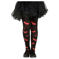 Online Pantys de Murciélagos Rojos Infantiles Medias Y Calcetines Para Disfraces |Accesorios Halloween Y Terror