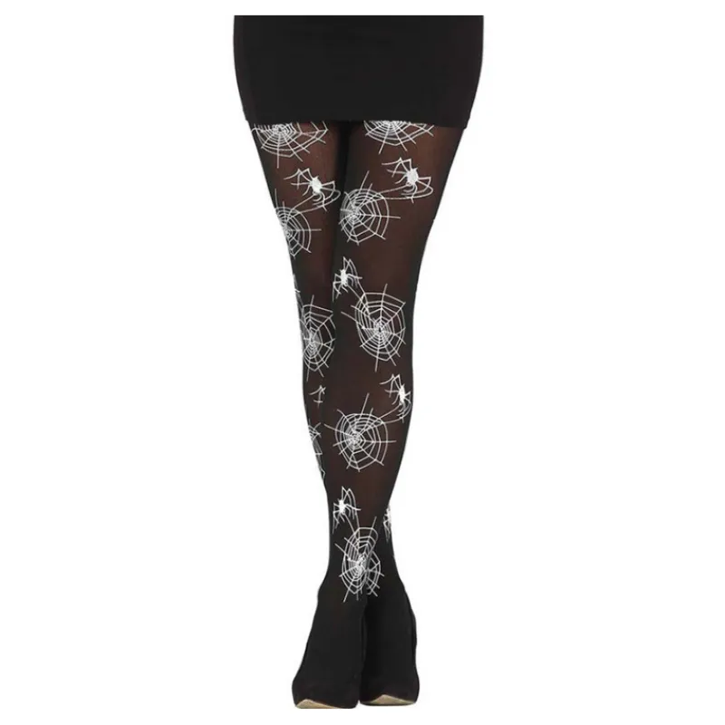 Disfrazzes Medias Y Calcetines Para Disfraces |Accesorios Halloween Y Terror ^Pantys de Telarañas Blancas Adulto