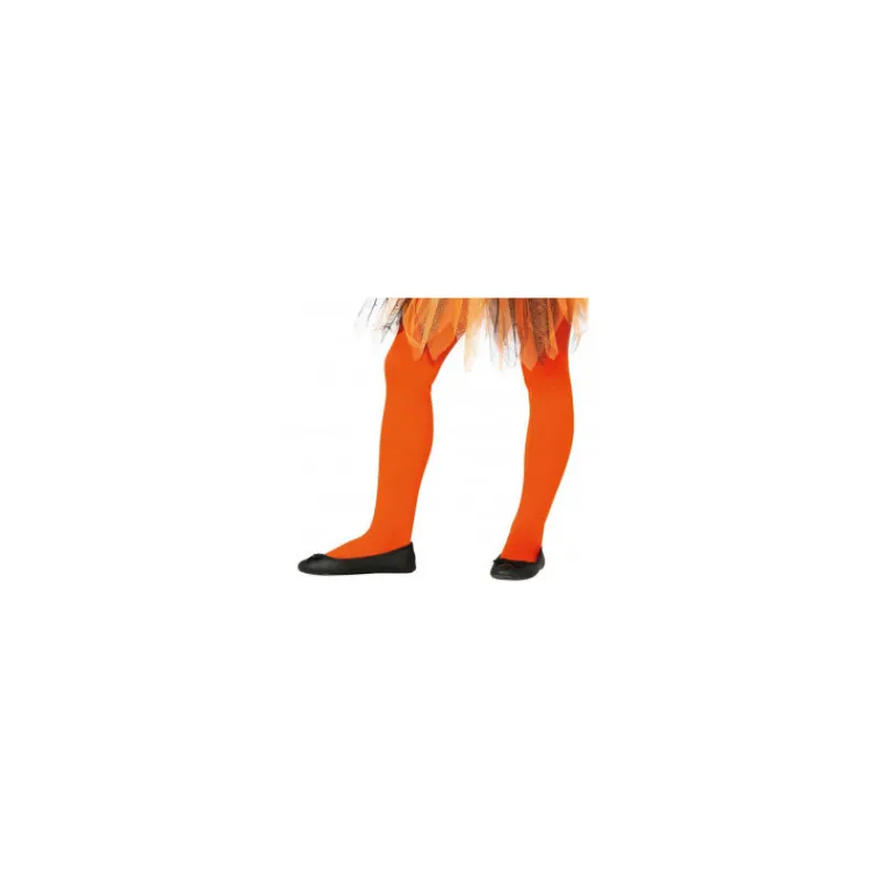 Outlet Pantys Naranjas Infantiles Medias Y Calcetines Para Disfraces |Disfraces Infantiles
