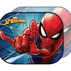 Discount Par de Cortinas Laterales de Coche - Spiderman Niños Marvel Y Dc Para Niños|Superhéroes Marvel