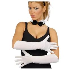 Disfrazzes Prendas Accesorias Para Disfraces^Par de Guantes blancos 45 cm.