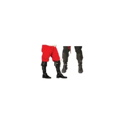 Sale Par de polainas negras lujo de 52 cm. Hombre Zapatos Y Cubrecalzado Para Disfraces|Disfraces Hombre