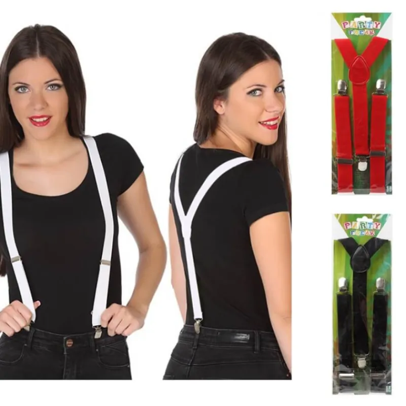 Disfrazzes Prendas Accesorias Para Disfraces|Accesorios Halloween Y Terror ^Par de Tirantes en 3 colores