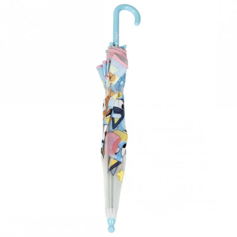 Cerdá Kids Paraguas Y Chubasqueros Kids ^Paraguas Manual Bluey Burbuja de POE para Niños 45 CM