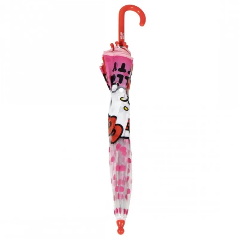 Cerdá Kids Paraguas Y Chubasqueros Kids ^Paraguas Manual POE Burbuja Hello Kitty 45 cm Rosa