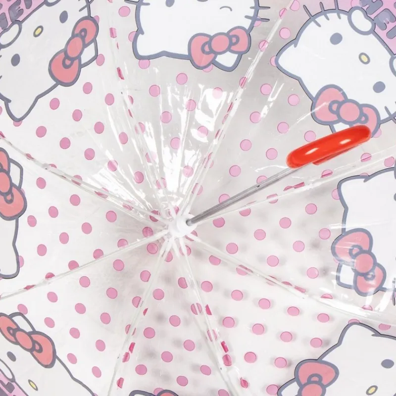 Cerdá Kids Paraguas Y Chubasqueros Kids ^Paraguas Manual POE Burbuja Hello Kitty 45 cm Rosa