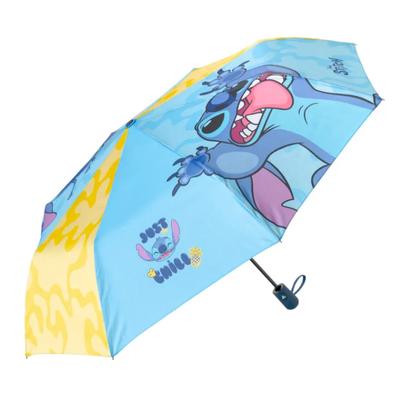 Best Paraguas Plegable Stitch - Compacto y Resistente | Licencia Oficial Disney Películas Y Personajes De Disney ·Lilo Y Stitch