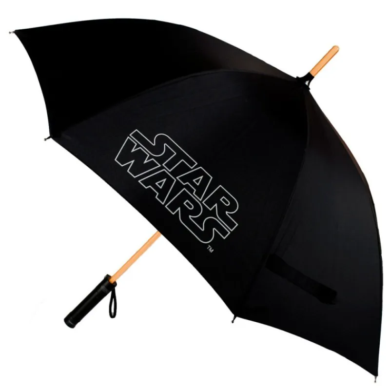 Paraguas Star Wars Sable con luz Complementos Star Wars