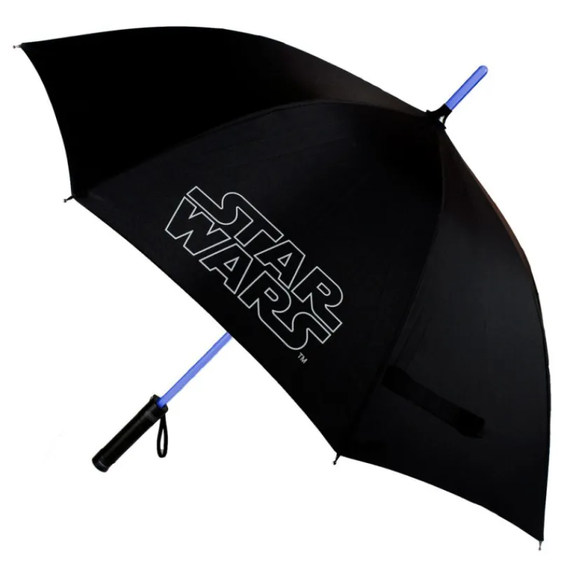 Paraguas Star Wars Sable con luz Complementos Star Wars