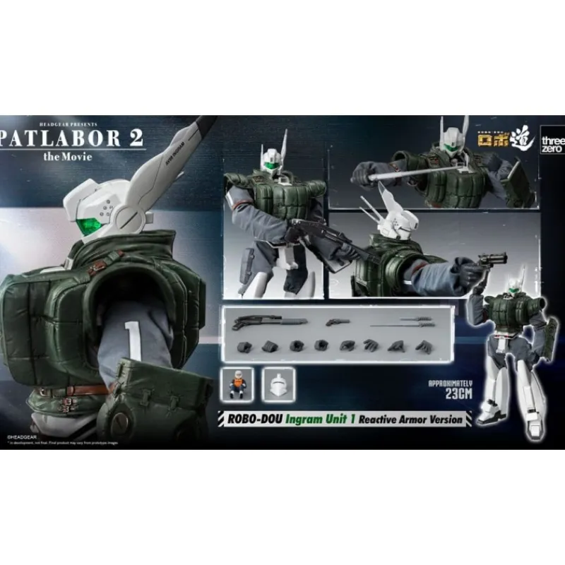 Threezero Figuras^Patlabor 2: Figura Robo-Dou Ingram Unit 1 23 cm