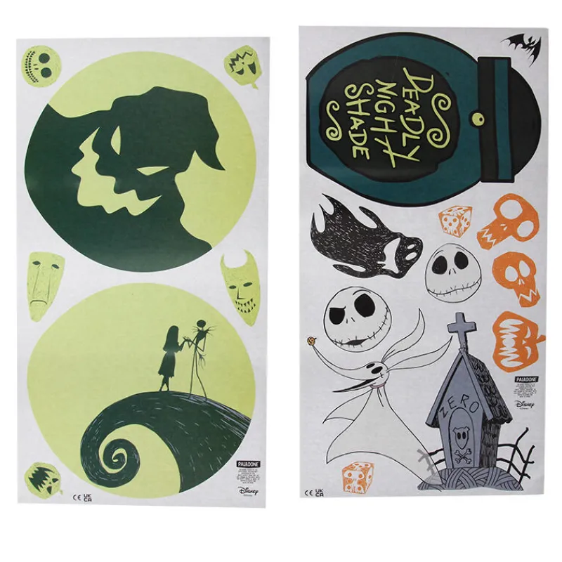 Paladone Products Papelería Disney|Disney Hogar^Pegatinas De Pared Pesadilla Antes De Navidad
