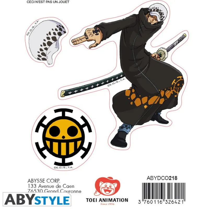 Clearance Pegatinas One Piece Luffy & Trafalgar Law Cosas De Luffy One Piece