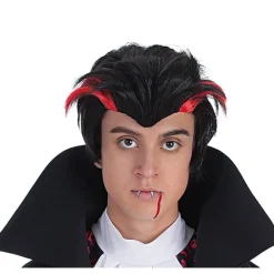 Disfrazzes Pelucas, Barbas Y Bigotes Disfraces|Accesorios Halloween Y Terror ^Peluca de Conde Vampiro