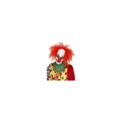 Best Peluca de Payaso Roja con calva Hombre Pelucas, Barbas Y Bigotes Disfraces|Disfraces Hombre