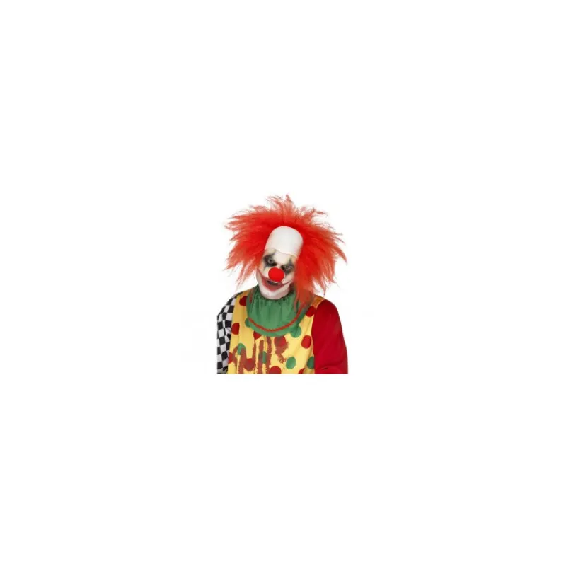 Best Peluca de Payaso Roja con calva Hombre Pelucas, Barbas Y Bigotes Disfraces|Disfraces Hombre