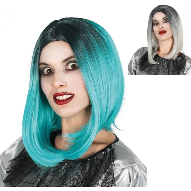 Discount Peluca Lisa en varios colores Pelucas, Barbas Y Bigotes Disfraces|Accesorios Halloween Y Terror