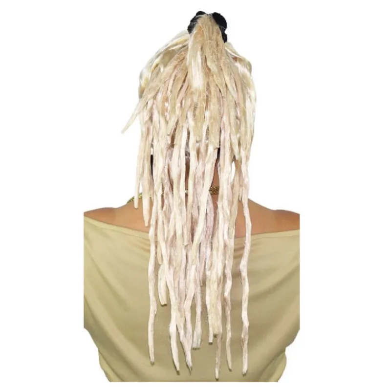 Clearance Peluca Rubia con Rastas y Flequillo de La Pili Mujer Pelucas, Barbas Y Bigotes Disfraces|Disfraces Mujer