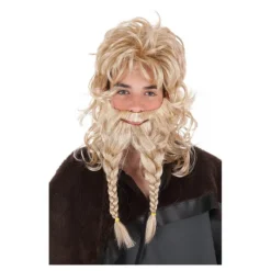 Disfrazzes Pelucas, Barbas Y Bigotes Disfraces^Peluca Y Barba con trenzas de Vikingo