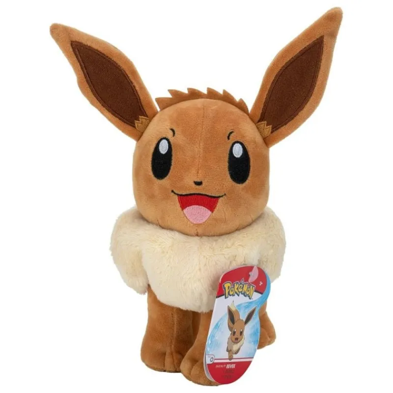 Jazwares Juguetes, Figuras Y Más Regalos Para Peques|Juegos, Peluches Y Chuches ^Peluche Eevee Pokémon Ver. 01 20 cm Licencia Oficial
