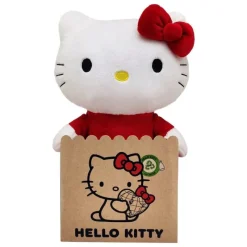 Joy Toy Juguetes, Figuras Y Más Regalos Para Peques|Juegos, Peluches Y Chuches ^Peluche Hello Kitty con Vestido Rojo 24 cm Sanrio