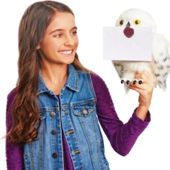 The Noble Collection Replicas Colección Harry Potter^Peluche Interactivo Hedwig Harry Potter 29 cm