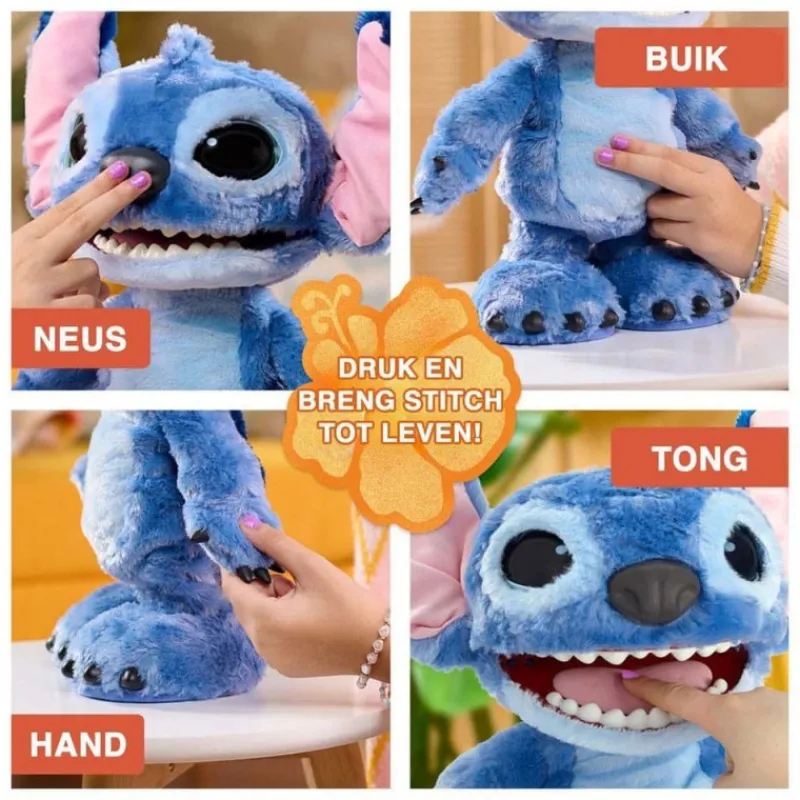 Hot Peluche interactivo Ultimate Stitch 43 cm de Lilo & Stitch Disney Para Niñas|Juguetes, Figuras Y Más Regalos Para Peques