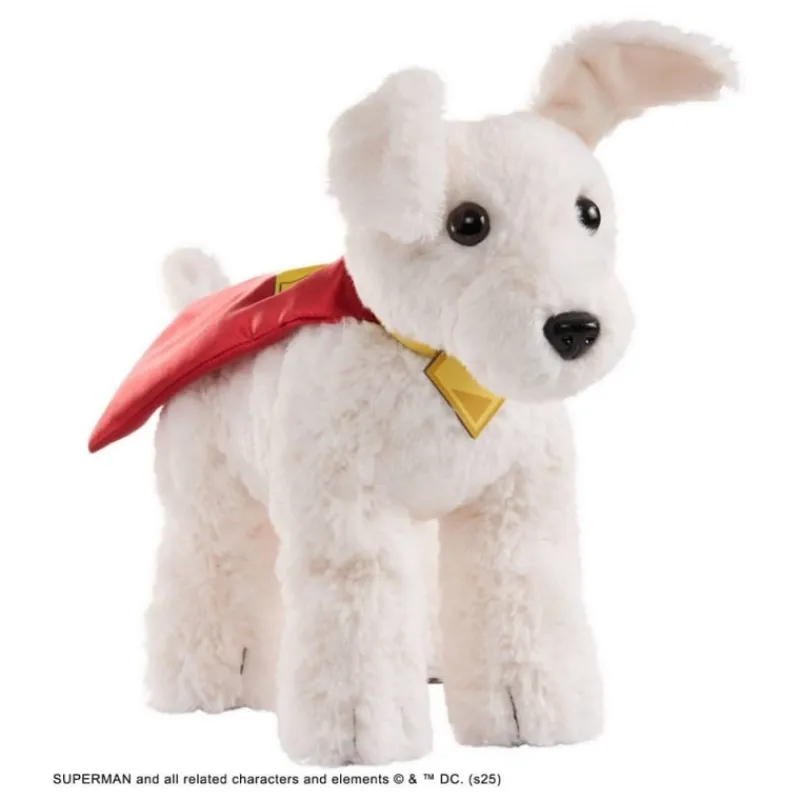 The Noble Collection Regalos De Superhéroes Dc|Figuras Dc^Peluche Krypto 19cm Superman 2025 Licencia Oficial DC