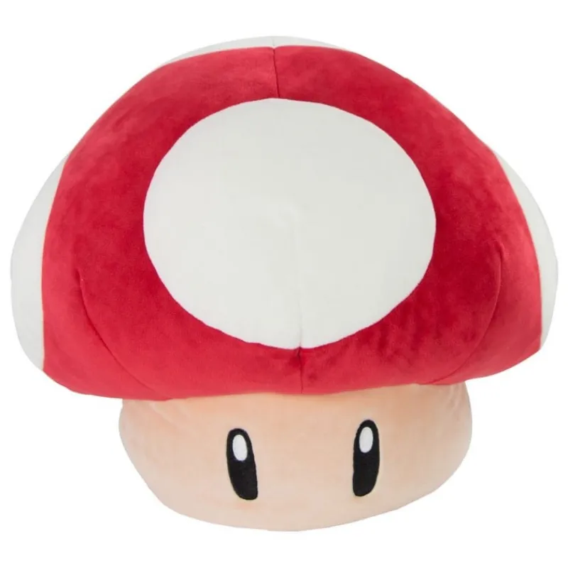 Best Peluche Super Mario Mocchi-Mocchi Mega Champiñón 36 cm Regalos Y Coleccionismo Para Gamers - Cosas De Videojuegos Míticos