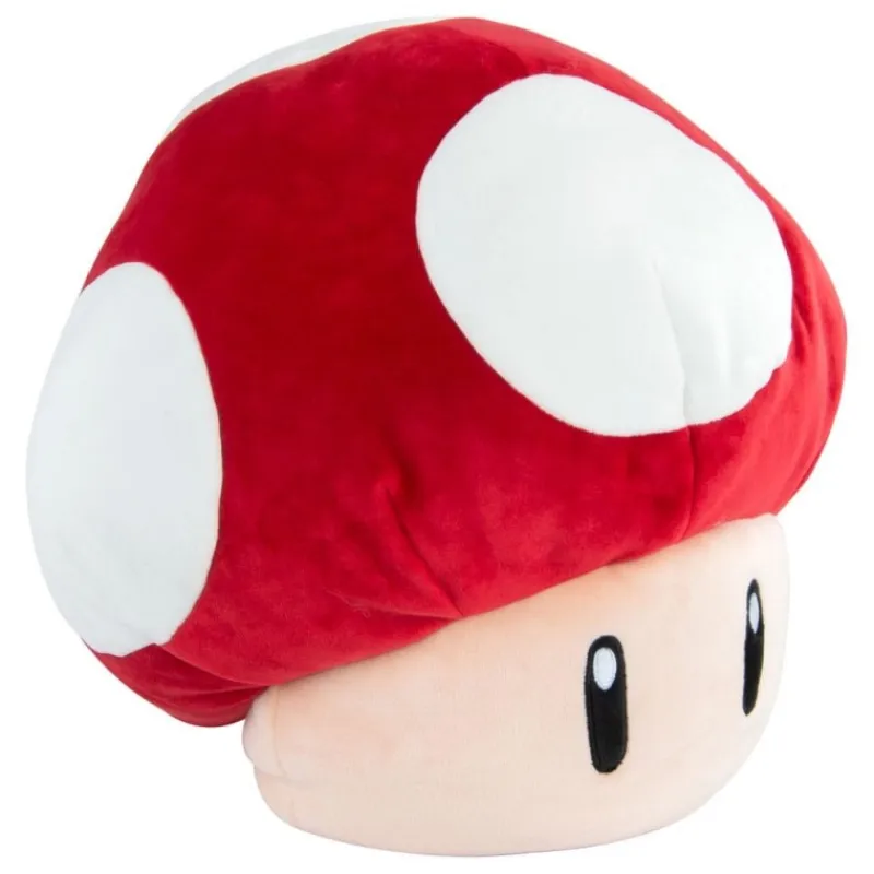 Best Peluche Super Mario Mocchi-Mocchi Mega Champiñón 36 cm Regalos Y Coleccionismo Para Gamers - Cosas De Videojuegos Míticos