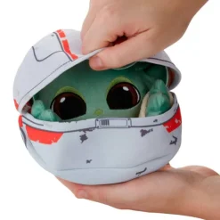 Niños Hasbro Star Wars Para Niños|Juegos, Peluches Y Chuches ^Peluche Transformable Baby Yoda con Capazo The Mandalorian Bounty Collection