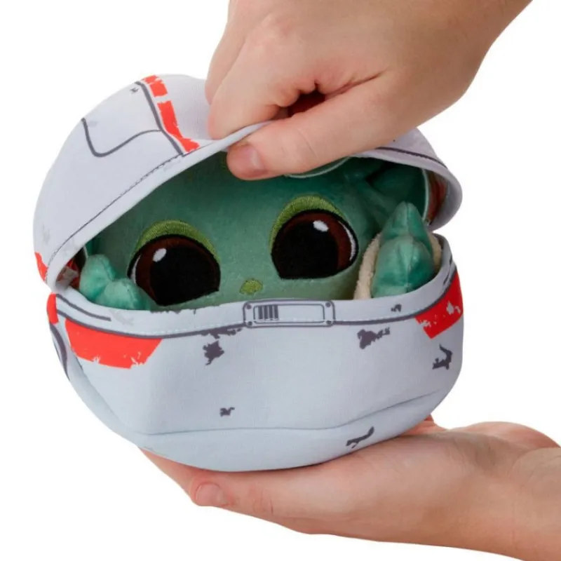 Niños Hasbro Star Wars Para Niños|Juegos, Peluches Y Chuches ^Peluche Transformable Baby Yoda con Capazo The Mandalorian Bounty Collection