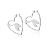 Couture Kingdom Joyas Disney^Pendientes Aros La Sirenita Disney oro blanco
