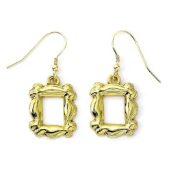 The Carat Shop Friends^Pendientes Friends Marco Zinc Y Baño De Oro